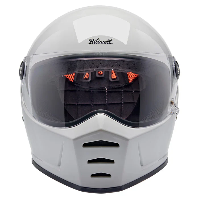 Lane splitter ECE R22.06 Helmet - Gloss White - Image 2