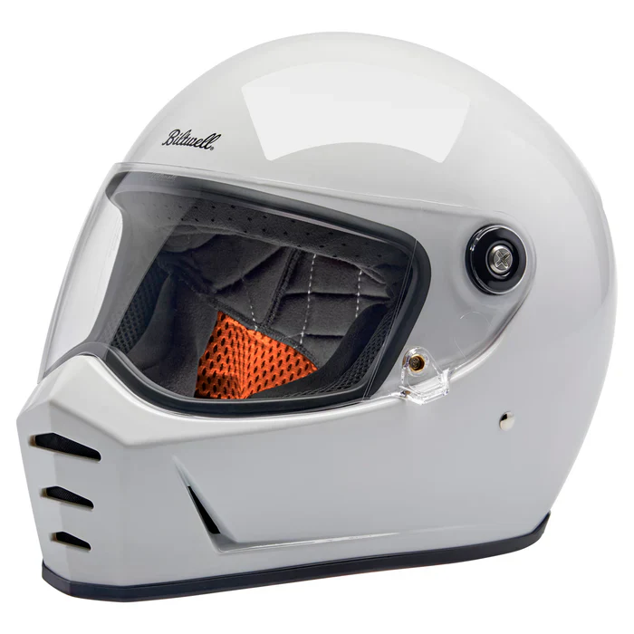 Lane splitter ECE R22.06 Helmet - Gloss White - Image 7