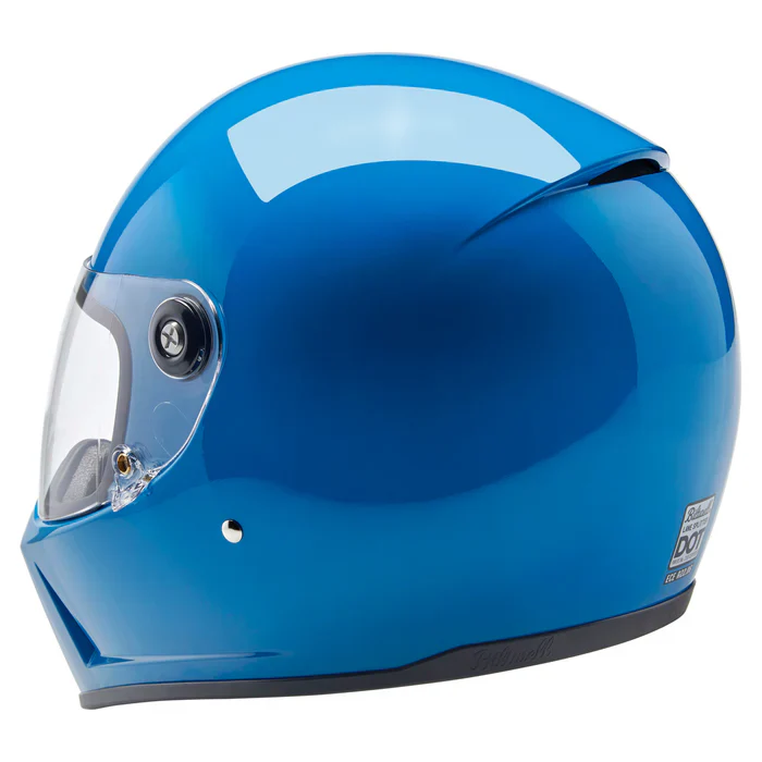 Lane splitter ECE R22.06 Helmet - Gloss Tahoe Blue - Image 12