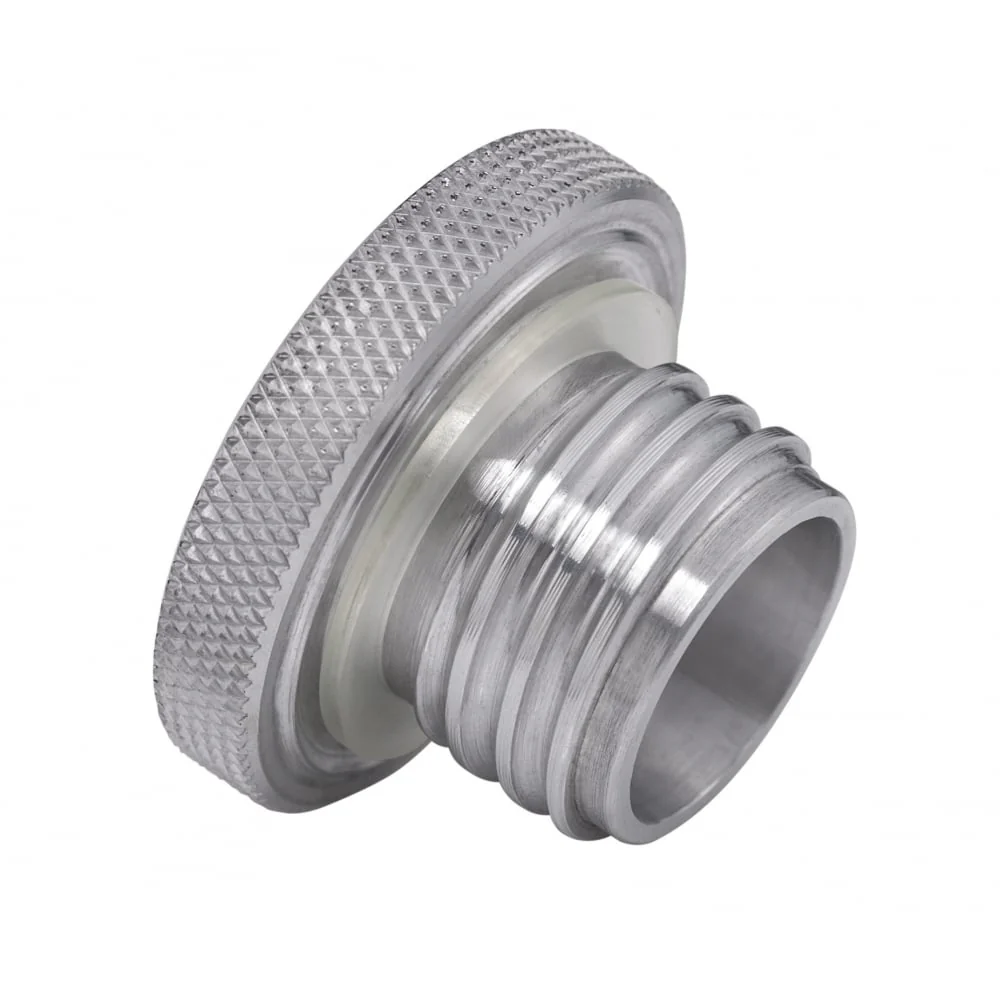 Custom Fuel Gas Cap - Billet Aluminium - Rippled - Image 3