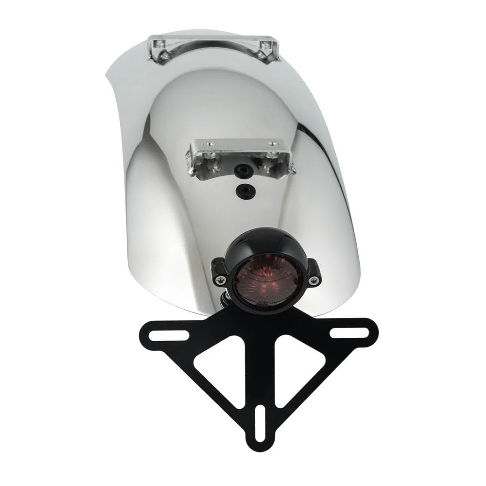 High-Tail Mudguard - Predrilled for Fender Mount Light Kits - Polished - Image 3