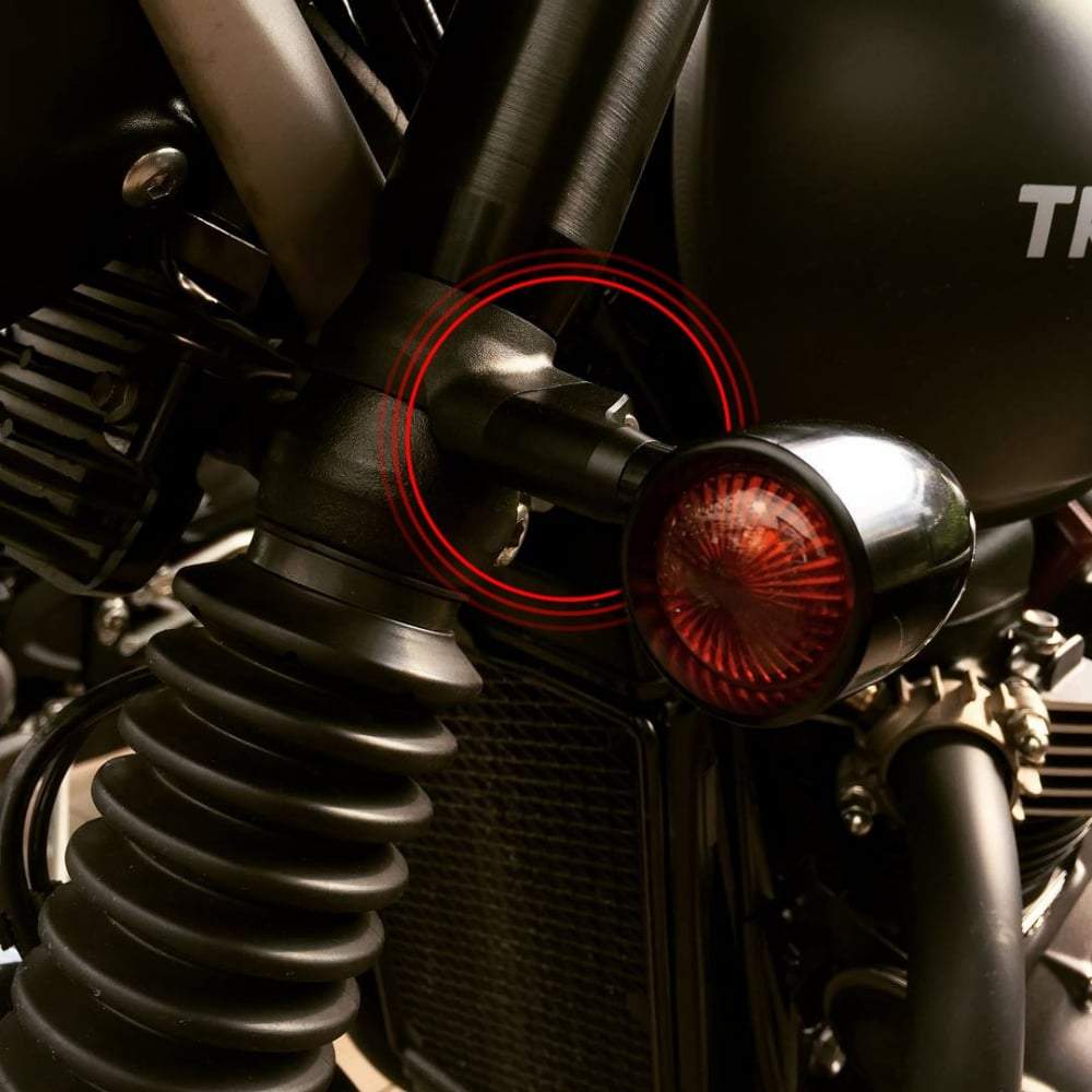 Indicator/Turn Signal Brackets - for LC Triumphs - 8mm - Image 3
