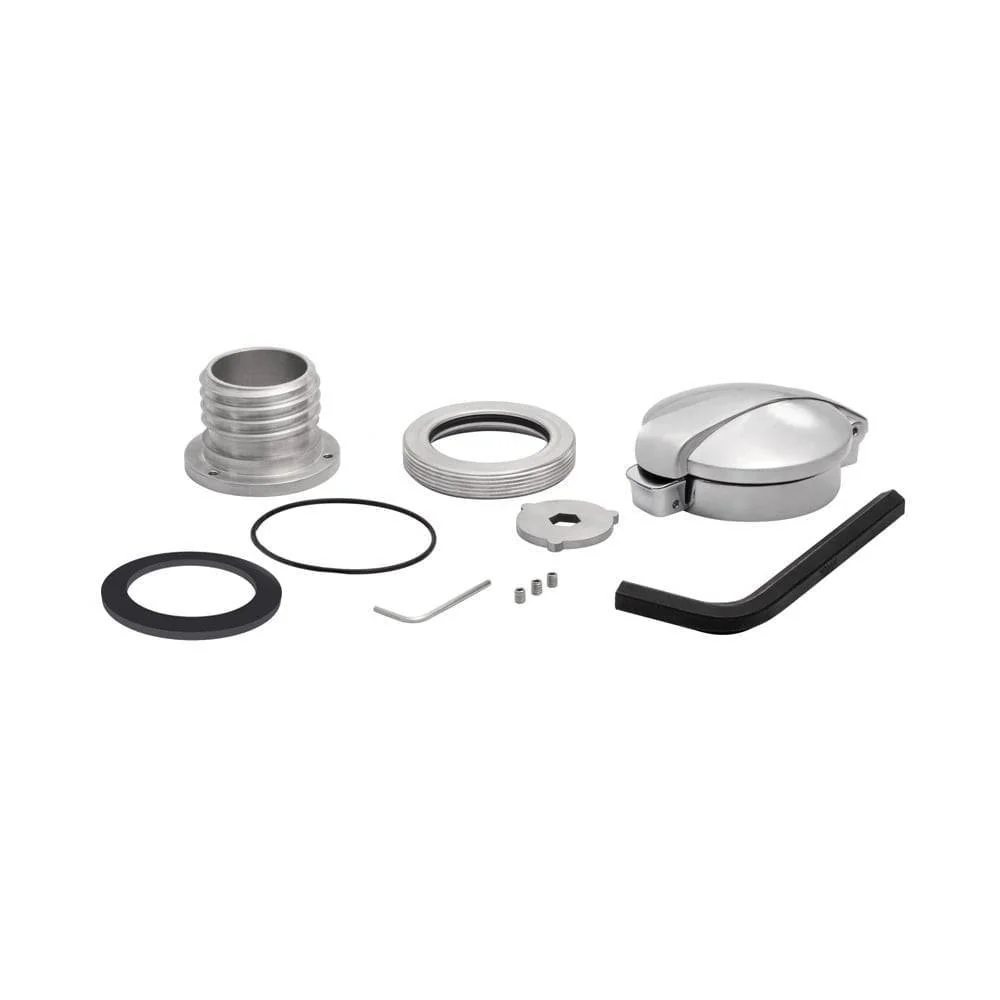 MONZA CAP KIT FOR TRIUMPH AND HD - BRUSHED FINISH
