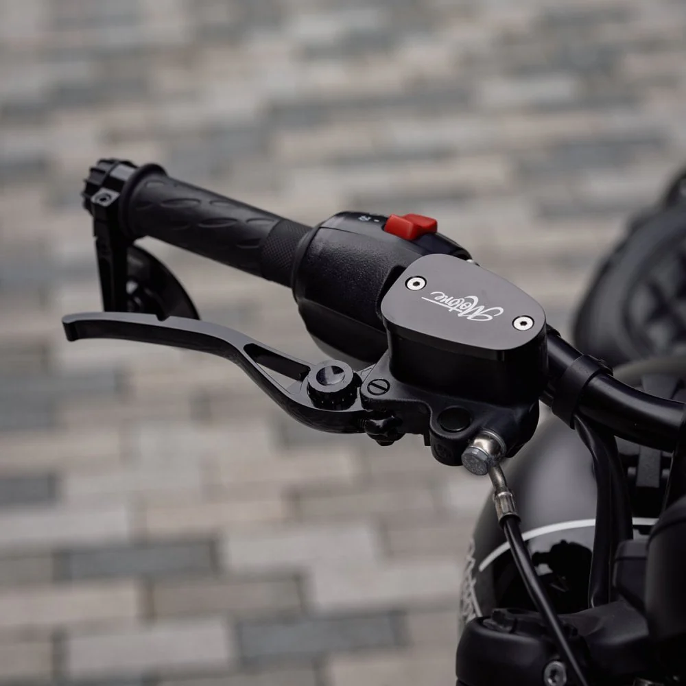 Motone PIKE Brake and Clutch Lever Set - Triumph - Adjustable - Billet Aluminium Black - Image 2