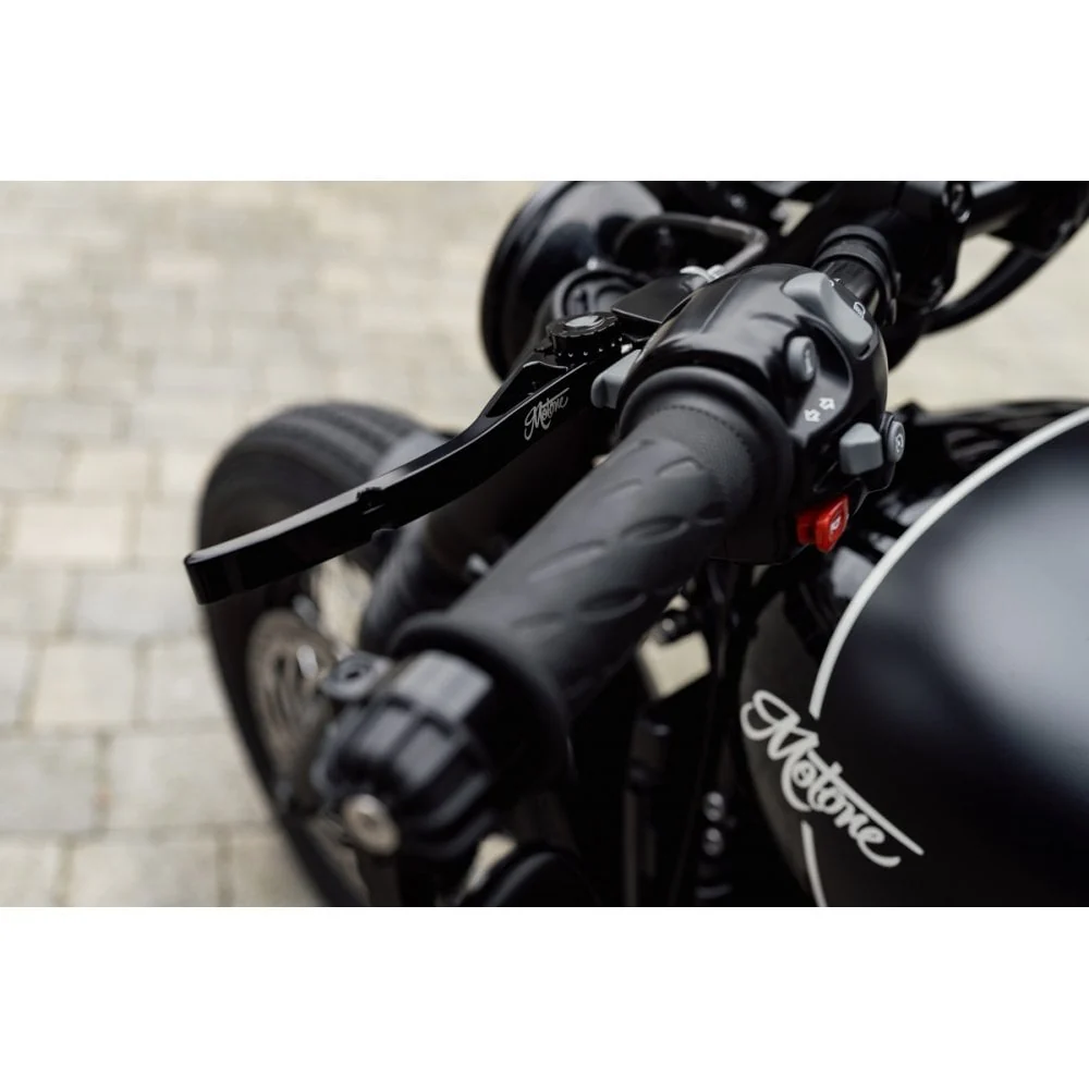Motone PIKE Brake and Clutch Lever Set - Triumph - Adjustable - Billet Aluminium Black - Image 5