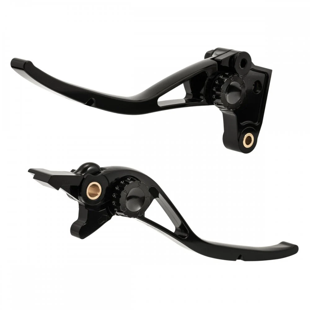Motone PIKE Brake and Clutch Lever Set - Triumph - Adjustable - Billet Aluminium Black - Image 9