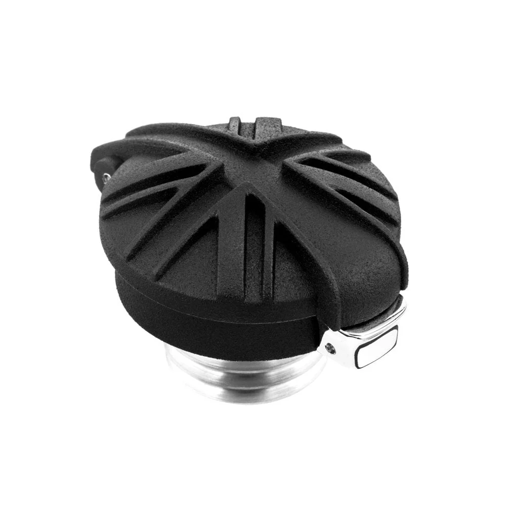 Union Jack Monza Cap Kit for Triumph and HD - BLACK - Image 2
