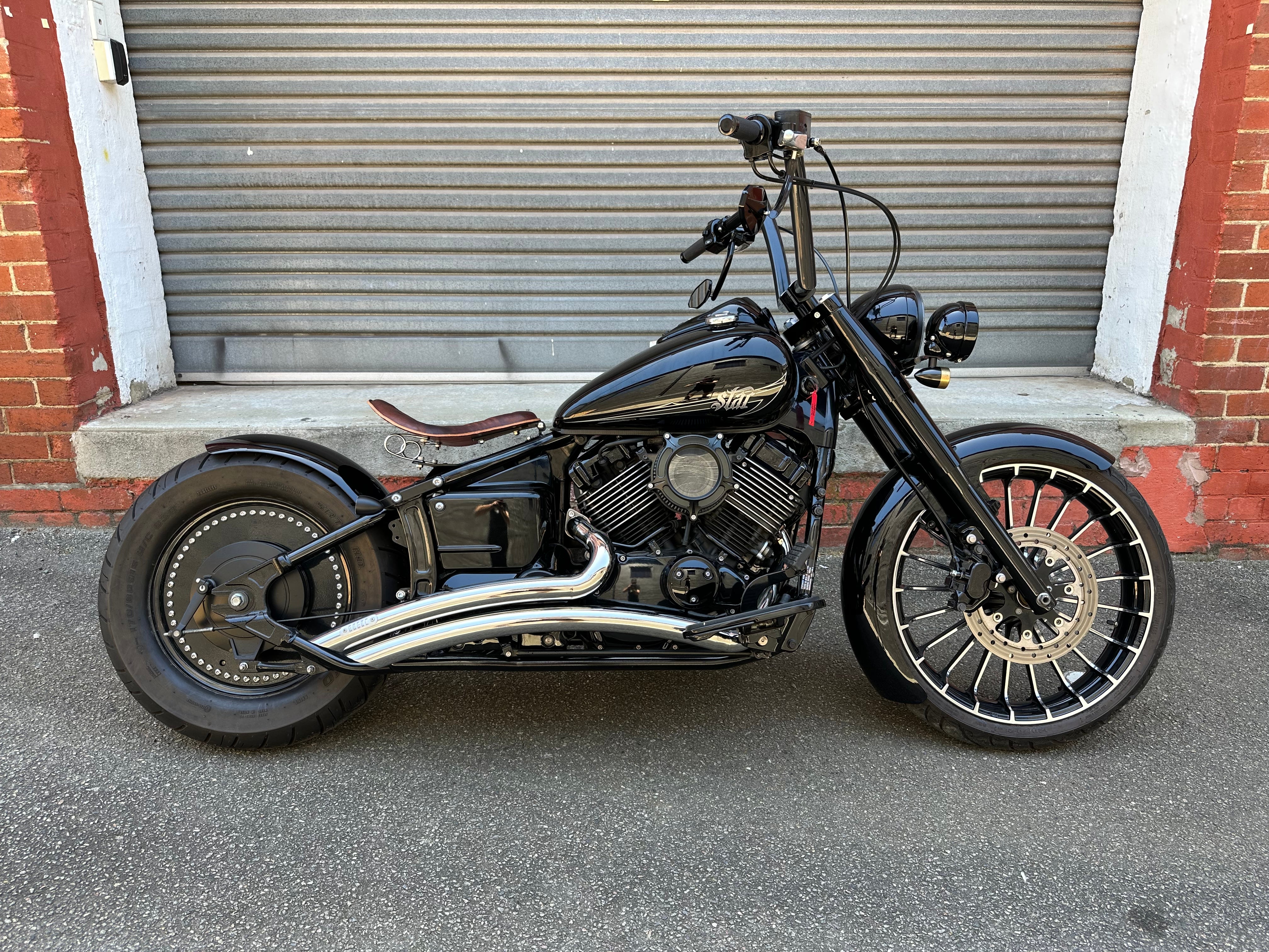 Rogue Big Radius exhaust for Yamaha v-star XVS 650
