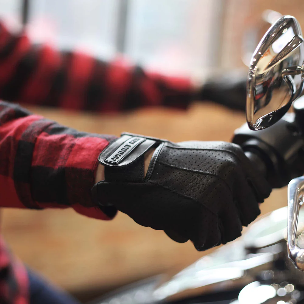 Sandover Perforated Fingerless Gloves - Image 5