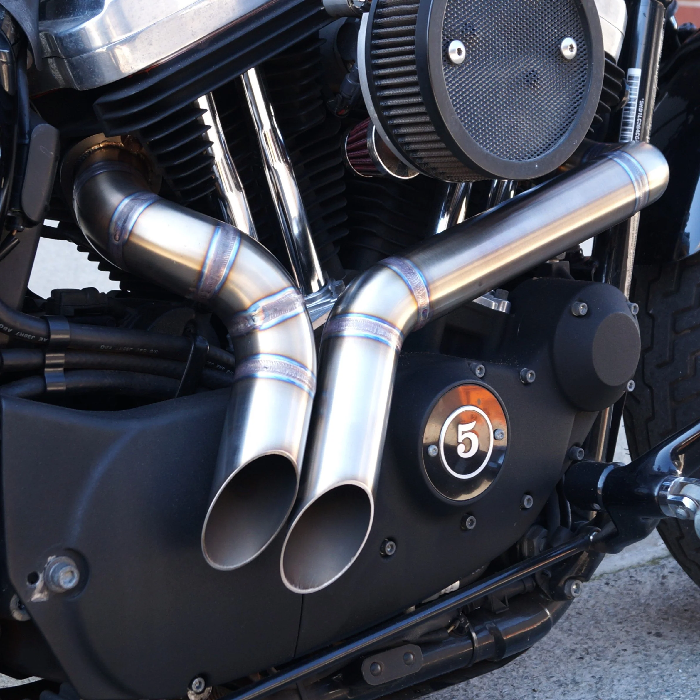 Custom Sportster Exhaust - Image 4