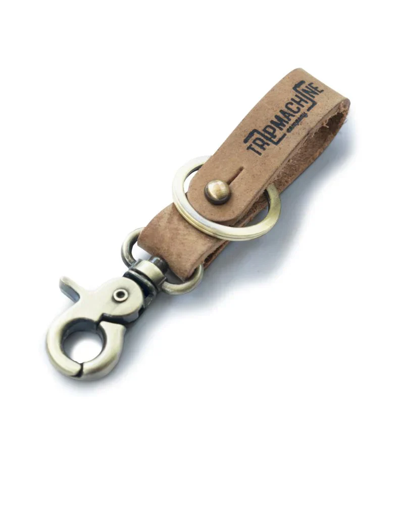 KEY FOB WITH ANTIQUE GOLD HARDWARE - Image 3