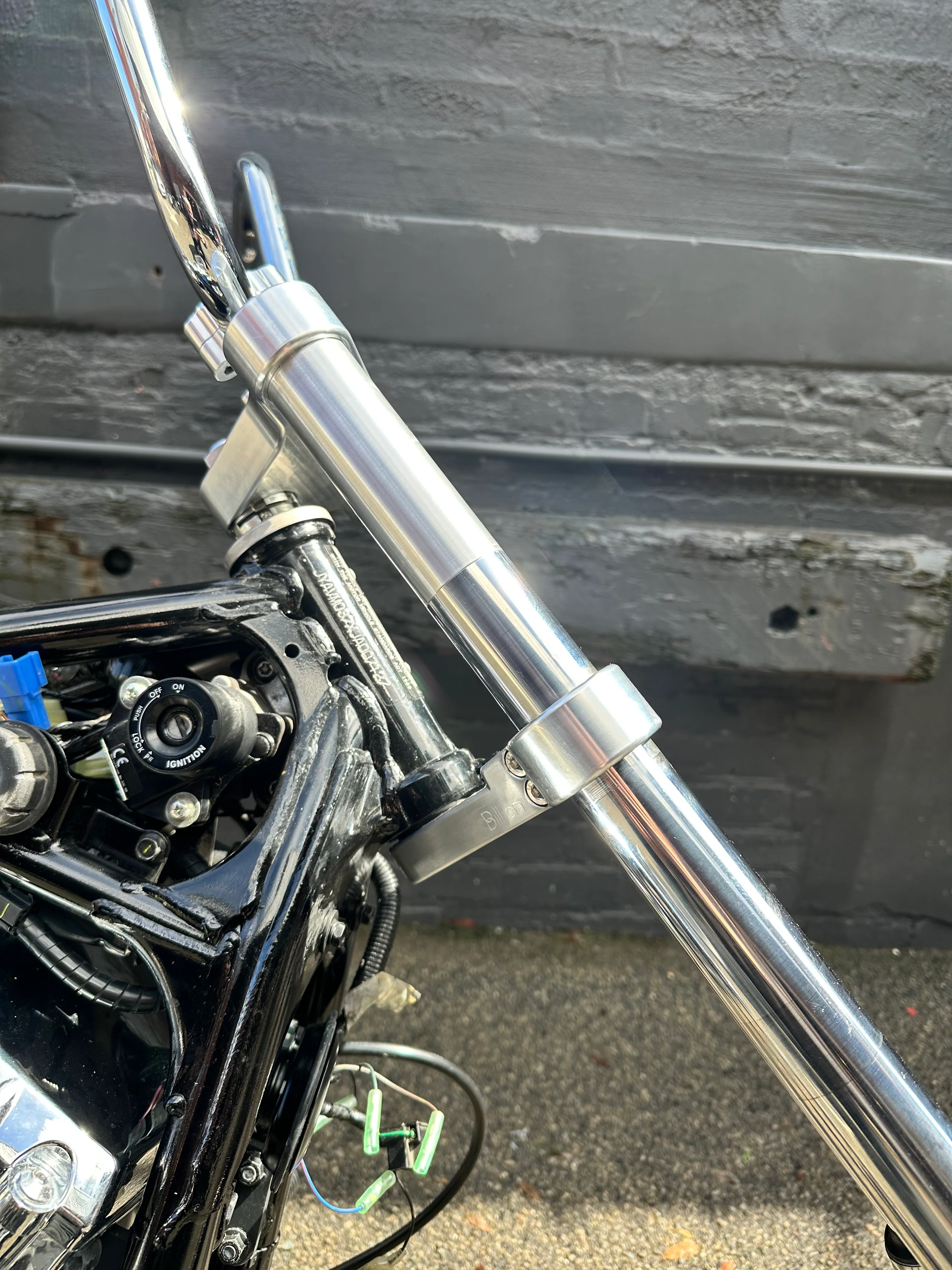 Yamaha V-Star XVS fork extensions 100mm - 150mm slugs - Image 8