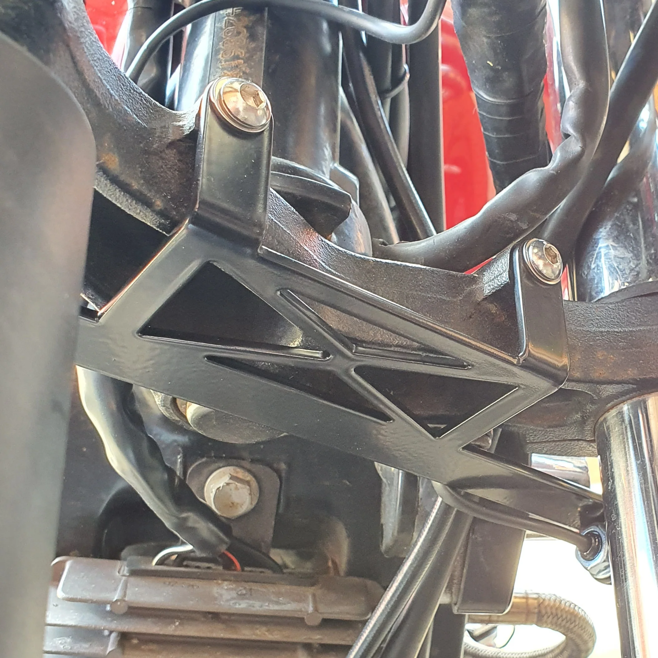 Triumph front indicators relocation bracket - Image 4