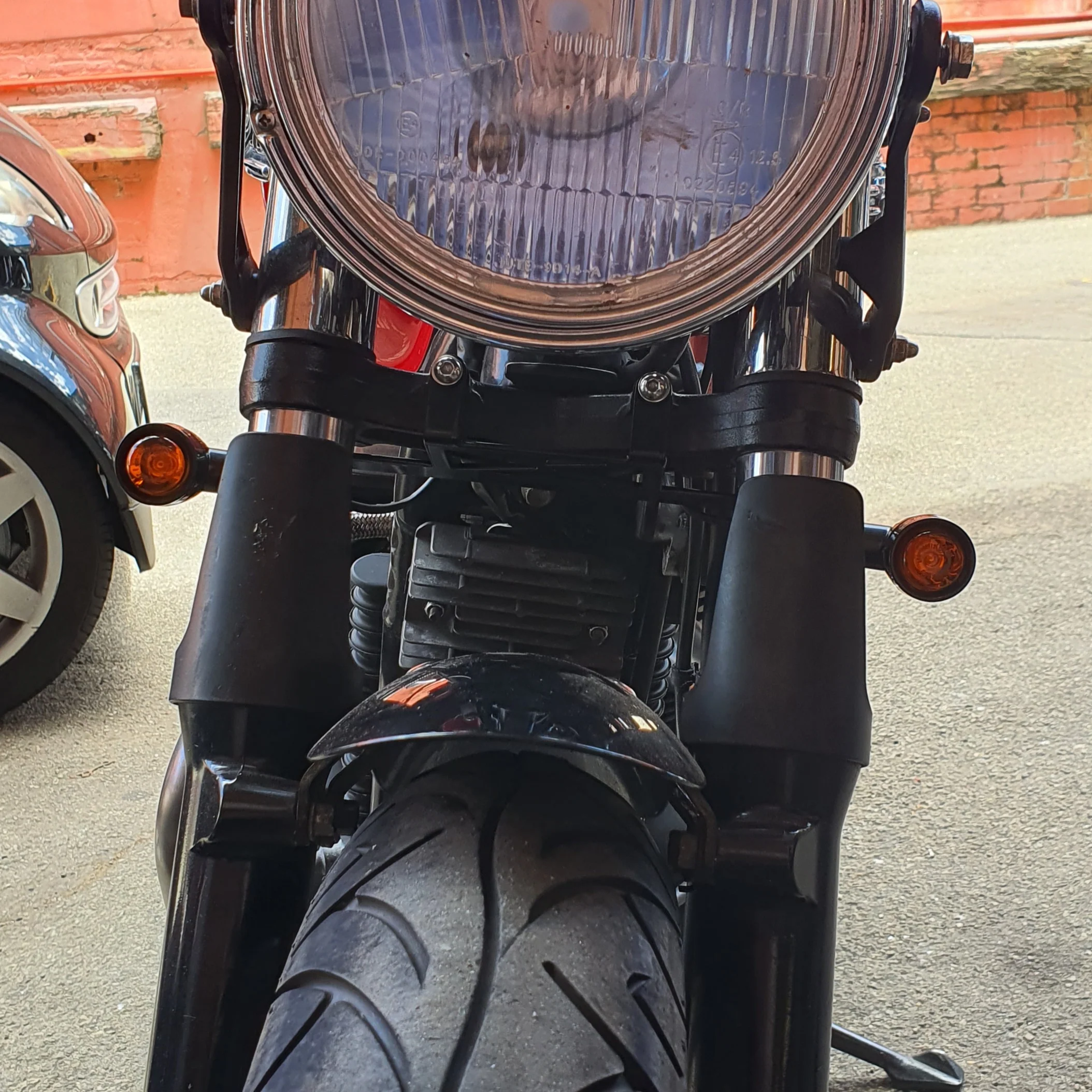 Triumph front indicators relocation bracket - Image 5