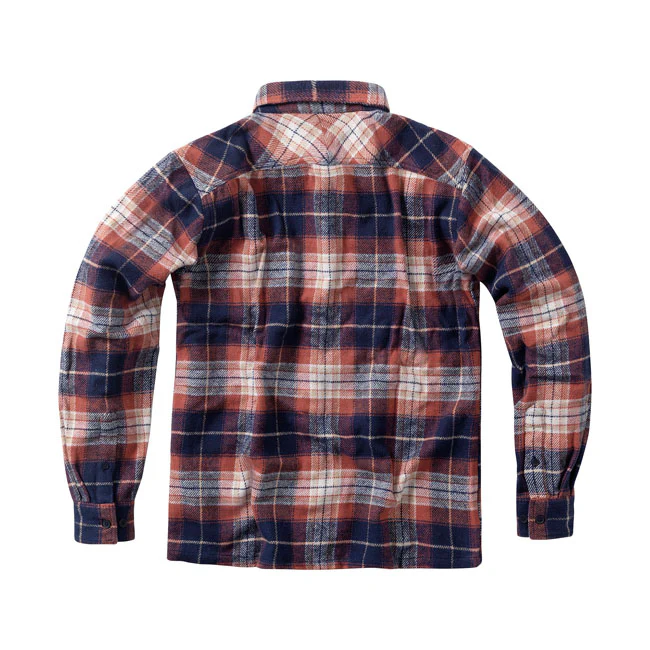 WCC Rigid Flannel Shirt Orange Brown - Image 2