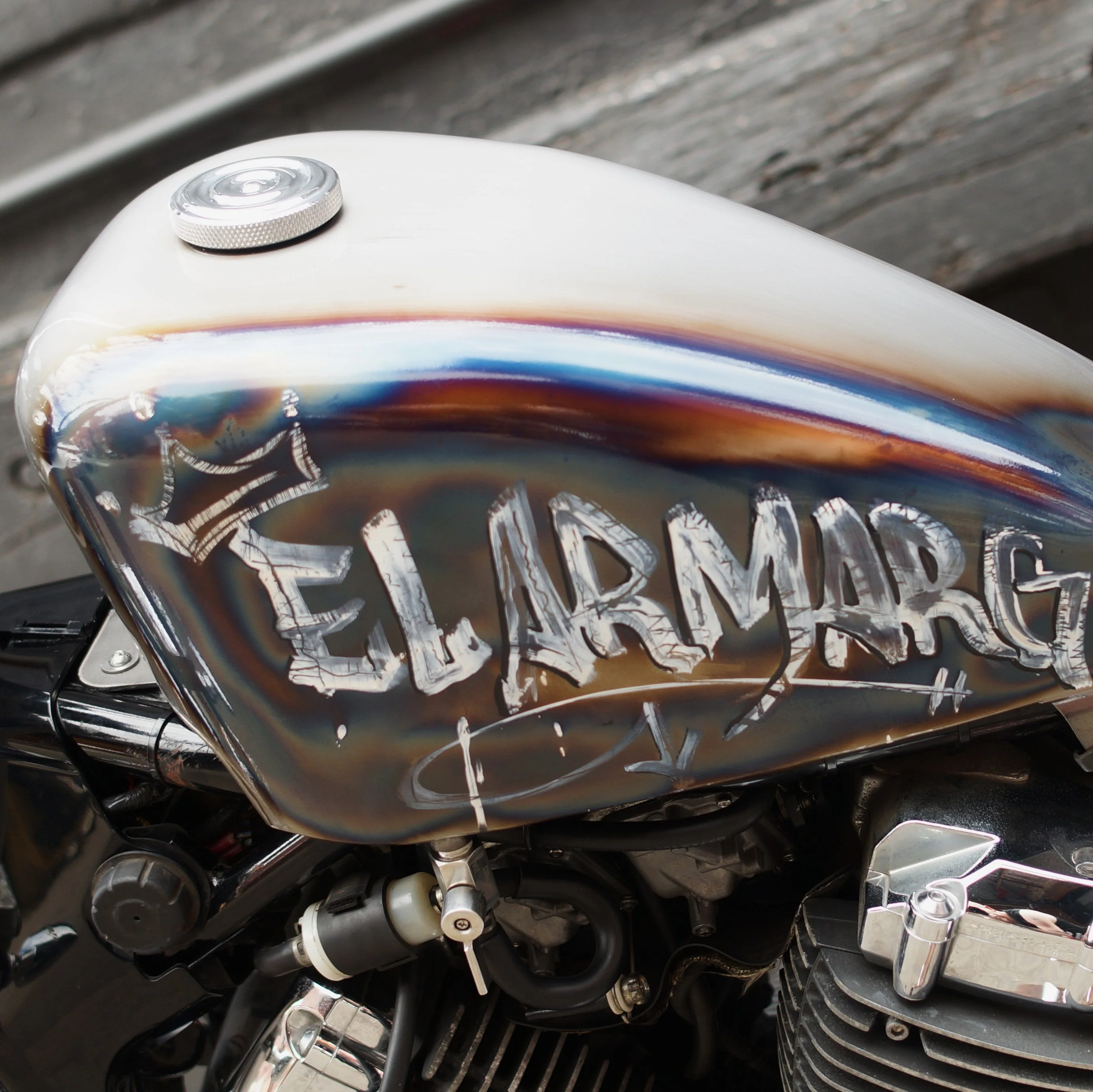 XVS650 V-Star Peanut XL Sportster Style tank - Image 9