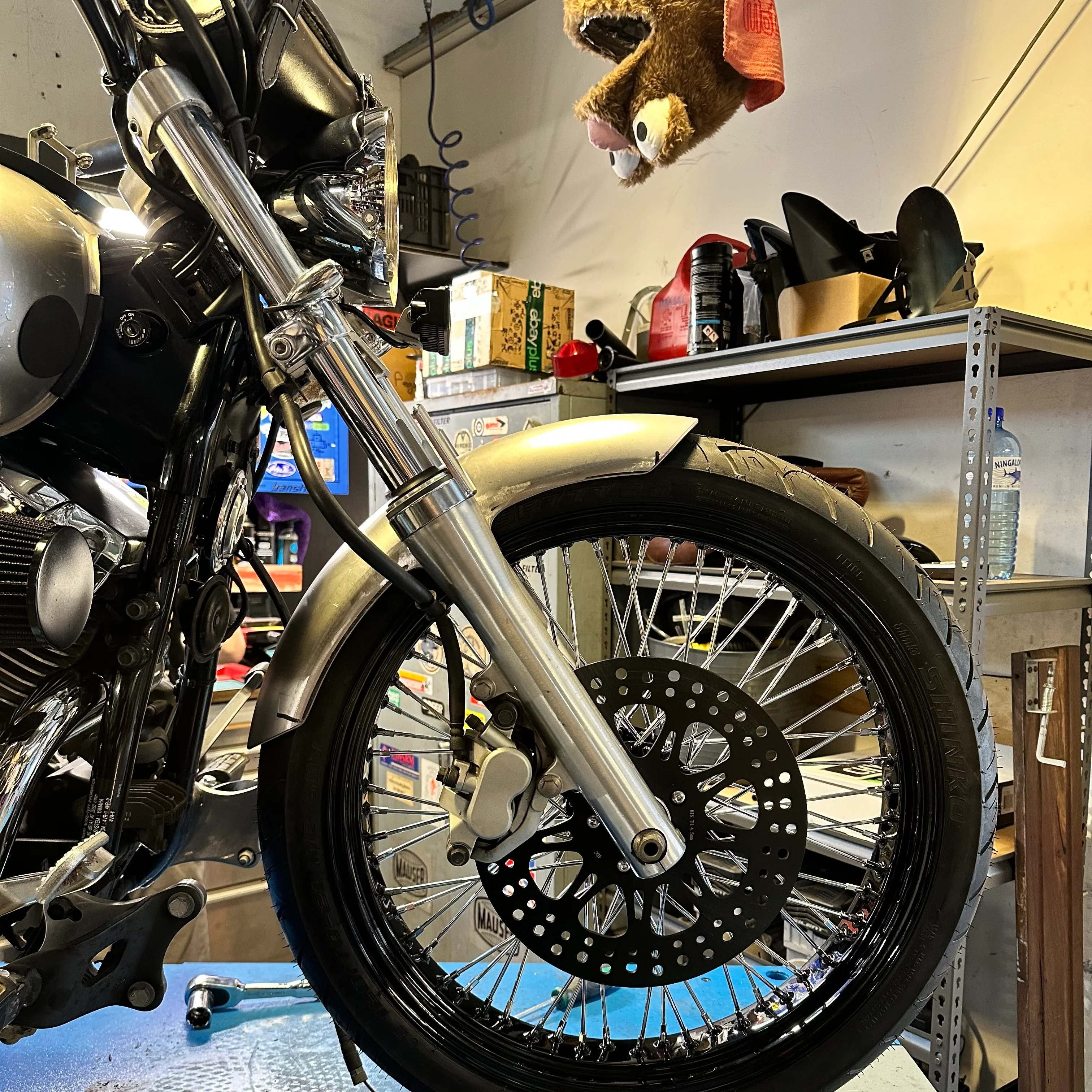 Yamaha XVS 650 21” breakout fender - Image 3
