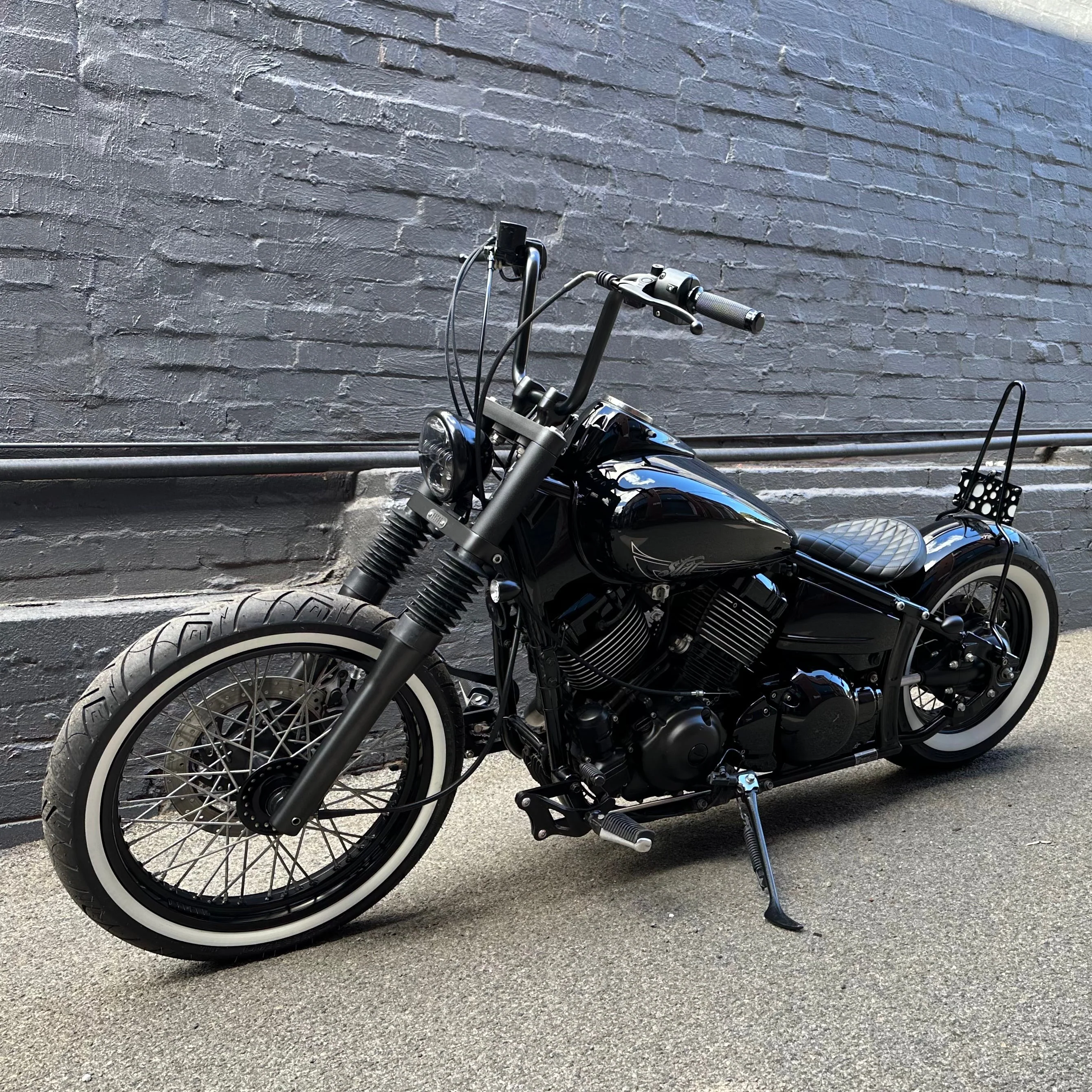 Yamaha Xvs 650 V-star BOBBER STYLE gaiters LONG - Image 3