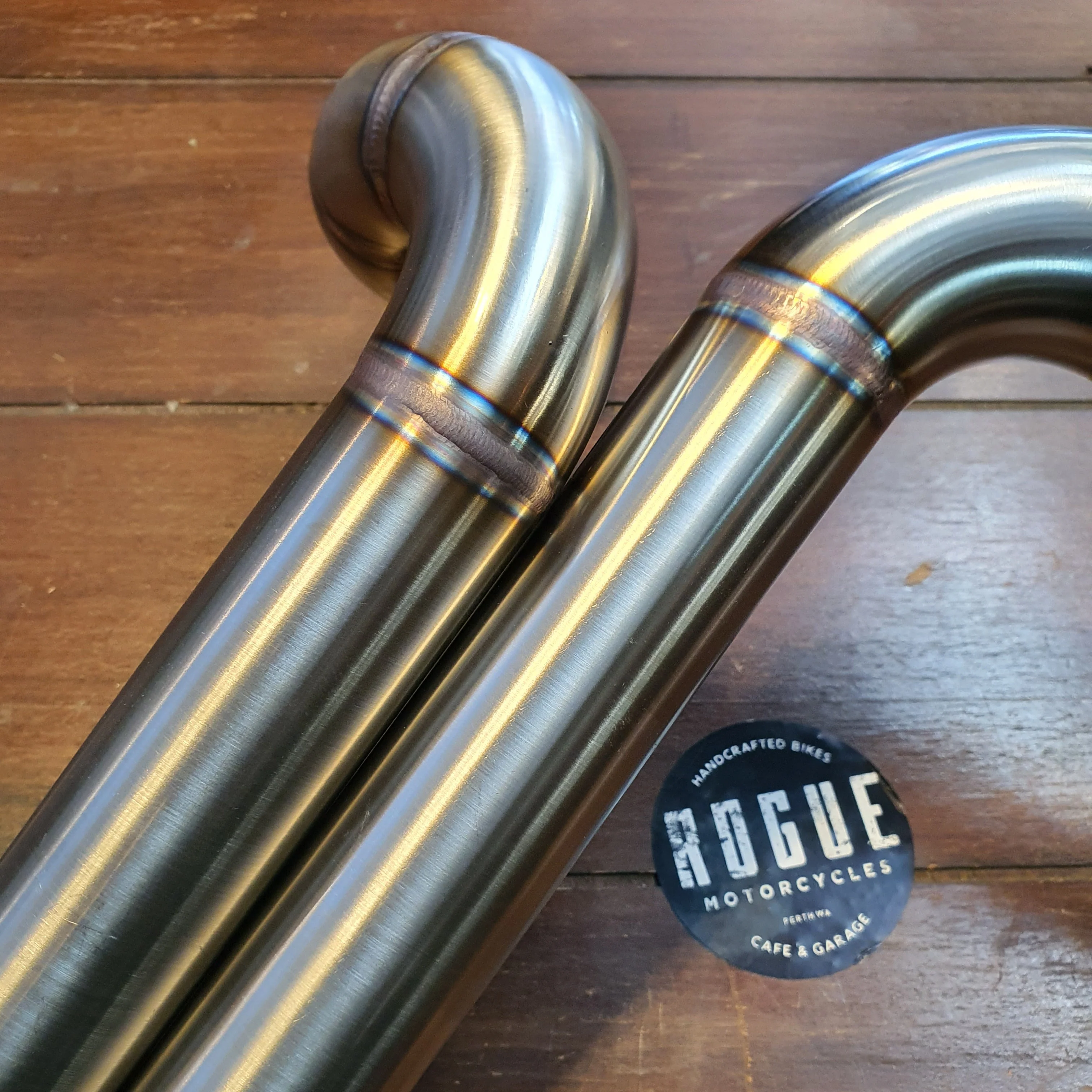 Yamaha XVS650 V-star - Stainless Exhaust "Short Bob" - Image 7