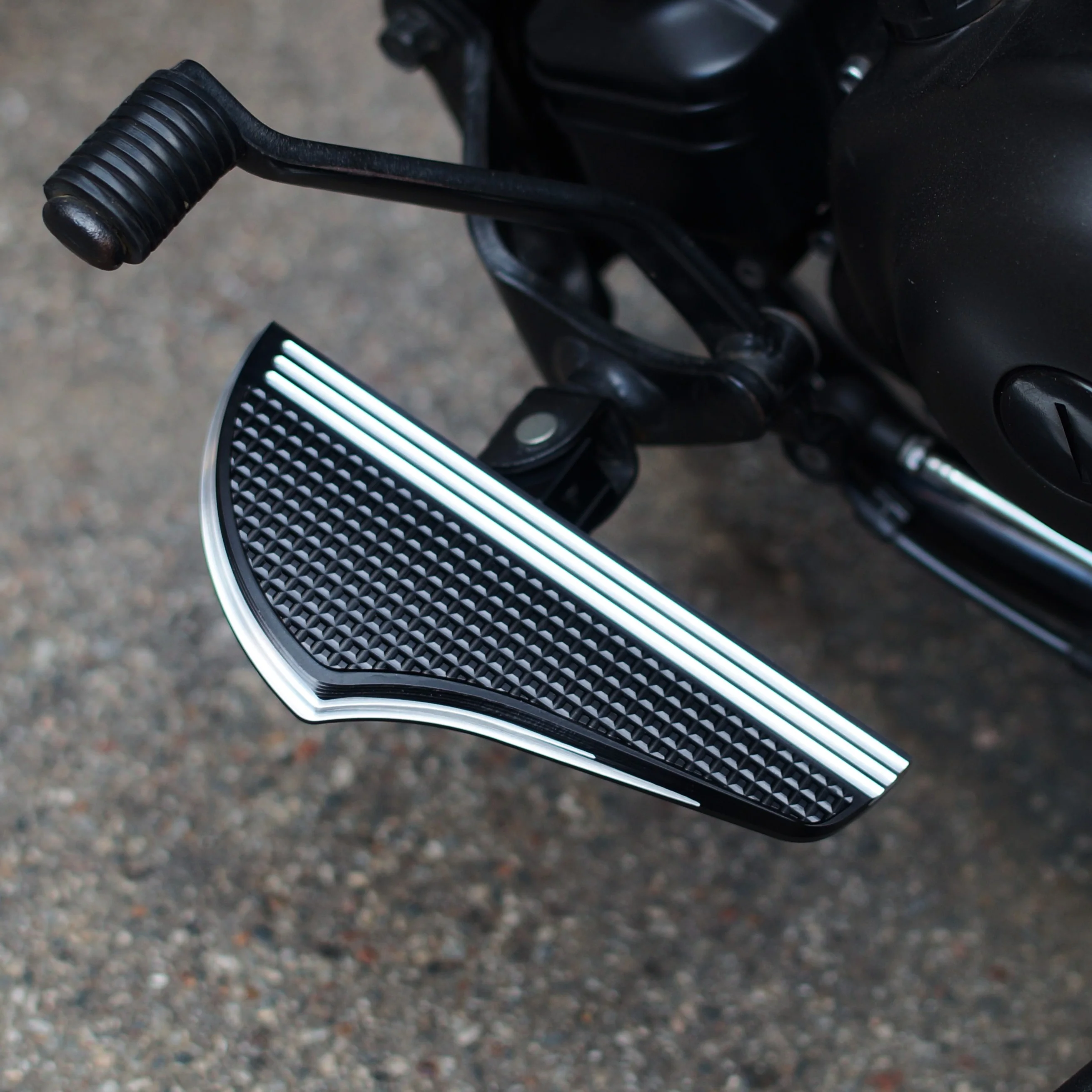 Yamaha XVS650 V-star CNC Signature floor boards - Image 20